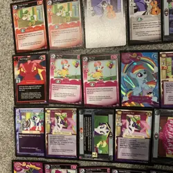 Mixed Lot of My Little Pony Trading Card Game 116 Cards - TCG CCG - Image 5