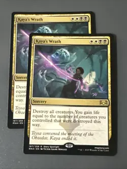 Kaya’s Wrath X2 Ravnica Allegiance NM Cond See Pics English - Image 1