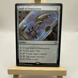Staff of Domination #343 (NM) Commander Legends CMR Magic MTG - Image 1
