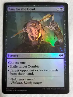 Aim for the Head 092 Innistrad: Crimson Vow Foil MTG: Magic the Gathering - Image 1