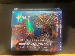 COLLECTOR Booster Box ~ COMMANDER LEGENDS BATTLE BALDURS GATE MtG SEALED - Image 1