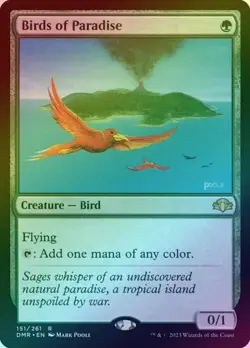 Birds of Paradise (Foil) (DMR) Dominaria Remastered - NM - Image 1