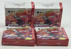 Lot of (4) Magic The Gathering Spiderman Collector Booster Displays SEALED - Image 1