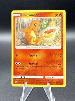 Pokemon TCG Sun & Moon Team Up Charmander Reverse Holo #11/181 - Image 1