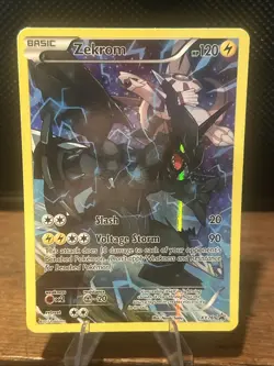 Pokemon TCG Zekrom Holo Ultra Rare XY76 Black Star Promo - Image 1