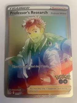 2022 Pokemon Professor's Research (Secret) 084/078 Pokemon GO Full Art Holo - Image 1