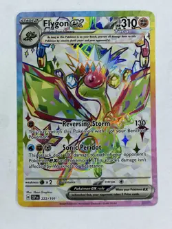 Pokemon Surging Sparks Flygon EX #222/191 Ultra Rare Near Mint Condition - Image 1