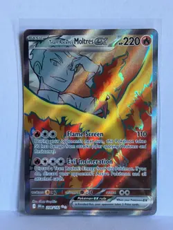 Pokemon TCG Team Rocket's Moltres ex Ultra Rare SV10: Destined Rivals 208/182 - Image 1