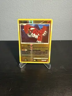 Pokemon Legends Awakened Rare Groudon #29/146 Lightly played - Image 1