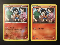 Tepig 25/113 X2 1 Reverse Holo 1 Reg Legendary Treasures Pokemon TCG HP/DMG - Image 1