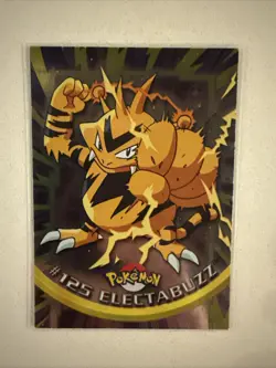 Pokemon Topps TCG: Electabuzz #125 Base Chrome - Series 1 - Image 1