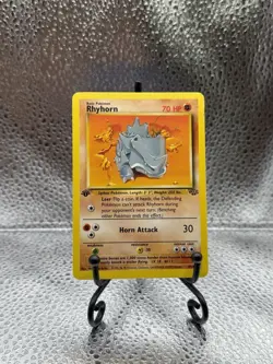 Rhyhorn 61/64 Jungle Regular - 1st Edition - LP - Pokemon - Image 1