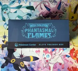 Pokemon TCG Phantasmal Flames Elite Trainer Box ETB Pokemon Center Excl - Image 5