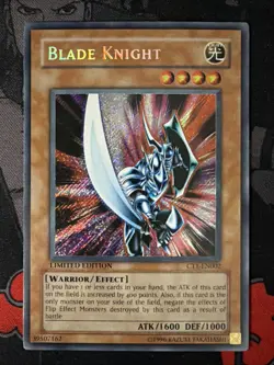 Blade Knight CT1-EN002 Limited Edition Secret Rare VLP - Image 2