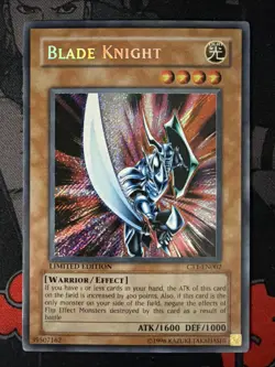 Blade Knight CT1-EN002 Limited Edition Secret Rare VLP - Image 3