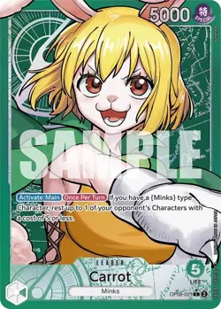 Carrot (021) (Parallel) OP08-021 English L Two Legends One Piece Card Game - Image 1