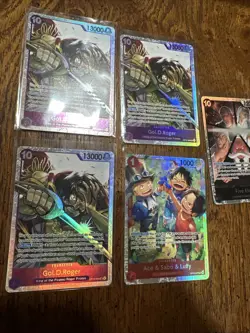 One Piece TCG OP13 Carrying On His Will SR Lot Of 5 - Image 1