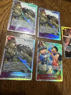 One Piece TCG OP13 Carrying On His Will SR Lot Of 5 - Image 3