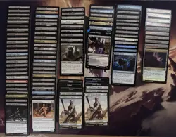 Lot of 100 Magic The Gathering Zombie/Graveyard C/Uc/R Foils/Tokens/Land Cards - Image 1