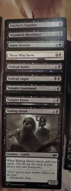 Lot of 100 Magic The Gathering Zombie/Graveyard C/Uc/R Foils/Tokens/Land Cards - Image 3