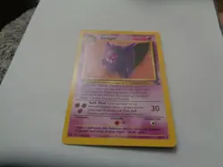 Gengar 20/62 - Pokemon Fossil Unlimited Rare Card Non Holo box 5 - Image 1