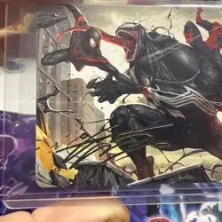 Terrific Team-Up Art Card Gold-Stamped Signature Spider-Man Art Series 23/54 - Image 3