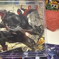 Terrific Team-Up Art Card Gold-Stamped Signature Spider-Man Art Series 23/54 - Image 4