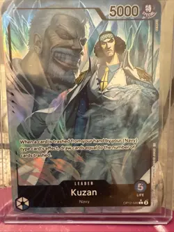 Kuzan (Alt Art) OP12-040 Leader Legacy of the Master ONE PIECE Card Game ENGLISH - Image 1