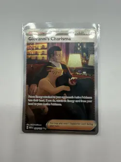Giovanni's Charisma 204/165 SV: Scarlet & Violet 151 Pokemon Card - Image 1