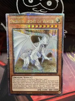Dragon Spirit of White Quarter Century Secret Rare Card RA04-EN265 - Image 1