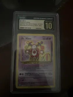 Mr. Mime Pokemon 2022 Trading Card Game Classic 013/034 CGC Prestine 10 - Image 1