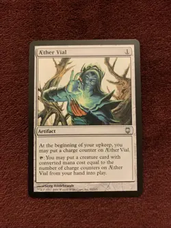 MTG Aether Vial Darksteel Regular Card Near Mint Condition NM Unplayed Magic TCG - Image 1