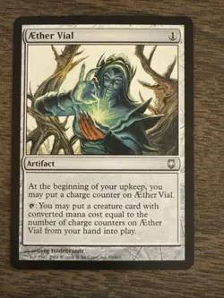MTG Aether Vial Darksteel Regular Card LP Magic TCG - Image 1