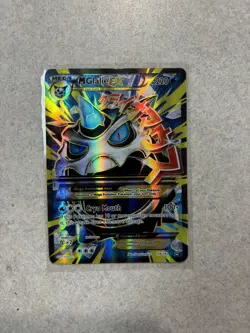 Pokemon Mega M Glalie EX Full Art Holo Rare Card 156/162 XY Breakthrough - Image 1