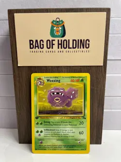 Weezing 45/62 1st Edition - Fossil - Pokemon Card - LP - Image 1
