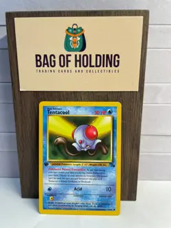 Tentacool 56/62 - 1st Edition - Fossil - Pokemon Card - LP - Image 1