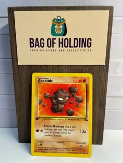Geodude 47/62 - 1st Edition - Fossil - Pokemon Card - LP - Image 1