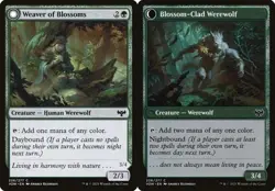 [4x] Weaver of Blossoms // Blossom-Clad Werewolf VOW NM MTG - Image 1