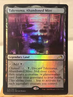 Takenuma, Abandoned Mire Kamigawa: Neon Dynasty Foil - Image 1