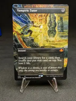 Vampiric Tutor (Borderless) Dominaria Remastered Regular NM - Image 1