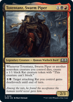 Totentanz, Swarm Piper [Wilds of Eldraine] Magic MTG - Image 1