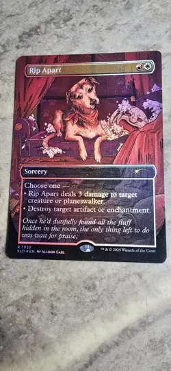 Rip Apart (1922) (Rainbow Foil) Secret Lair Drop Foil Sorcery Rare MTG NM - Image 1