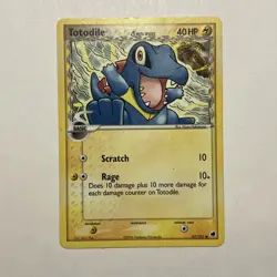 Totodile (Delta Species) 67/101 Common Dragon Frontiers Pokemon Card - Image 1