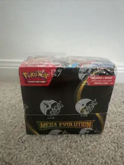Pokemon TCG: Mega Evolution Factory Sealed Enhanced Booster Box - Image 1