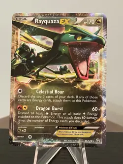 Pokemon Dragons Exalted Rayquaza EX 85/124 NM/LP - Image 1