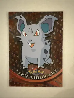 Pokemon Topps TCG: Nidoran #29 Base Chrome - Series 2 - Image 1