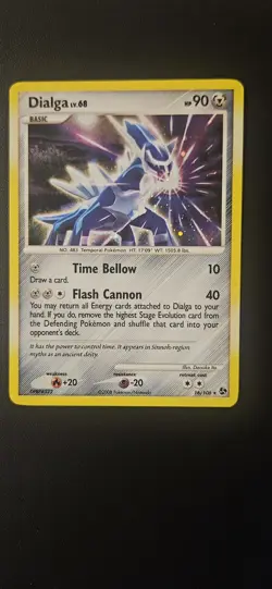 * LV. 68 Dialga 16/106 Holo Rare Great Encounters Pokemon Nintendo TCG 2008 NM - Image 1