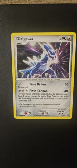 * LV. 68 Dialga 16/106 Holo Rare Great Encounters Pokemon Nintendo TCG 2008 NM - Image 2