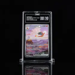 CHARIZARD EX 2023 POKEMON SCARLET & VIOLET #199/165 - TAG 10 💎 Mint - Image 1