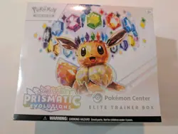 Prismatic Evolutions Pokemon Center Elite Trainer Box PC ETB Sealed - Image 1